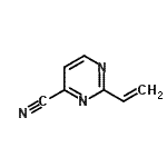 CAS#: 594836-56-3， 2-Vinyl-4-Pyrimidinecarbonitrile