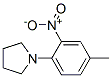 CAS#: 59504-34-6， 1-(4-Methyl-2-Nitrophenyl)Pyrrolidine