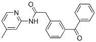 CAS#: 59512-36-6， N-(4-Methyl-2-Pyridyl)-3-Benzoylbenzeneacetamide