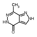 CAS#: 59515-06-9， 7-Methyl-2,5-Dihydro-4H-Pyrazolo[3,4-d]Pyridazin-4-One