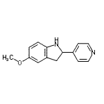 CAS#: 595545-71-4， 5-Methoxy-2-(4-Pyridinyl)Indoline
