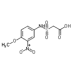 CAS#: 595582-47-1， [(4-Methoxy-3-Nitrophenyl)Sulfamoyl]Acetic Acid