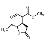CAS#: 595583-80-5， Methyl 2-[(2R,3R)-2-Ethyl-5-Oxotetrahydro-3-Furanyl]-3-Oxopropanoate