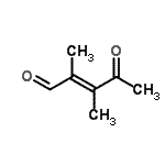 CAS#: 595606-38-5， (2E)-2,3-Dimethyl-4-Oxo-2-Pentenal