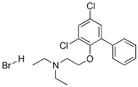 CAS 登录号：5957-22-2， 2-((3,5-二氯(1,1'-联苯)-2-基)氧基)-N,N-二乙基乙胺氢溴酸盐