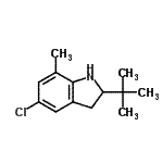 CAS#: 596083-18-0， 5-Chloro-7-Methyl-2-(2-Methyl-2-Propanyl)Indoline