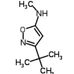 CAS 登录号：59669-75-9， N-甲基-3-(2-甲基-2-丙基)-1,2-恶唑-5-胺