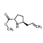 CAS 登录号：596846-89-8， 甲基(5S)-5-烯丙基-L-脯氨酸酯