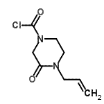 CAS#: 59702-93-1， 4-Allyl-3-Oxo-1-Piperazinecarbonyl Chloride