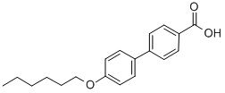 CAS#: 59748-16-2， 4-(Hexyloxy)-4'-Biphenylcarboxylic Acid