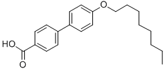 结构式 CAS# 59748-18-4, 4-正辛氧基联苯-4'-羧酸