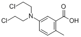 CAS 登录号：5977-36-6， 5-[二(2-氯乙基)氨基]-2-甲基-苯甲酸