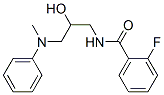 CAS#: 59772-70-2， 2-Fluoro-N-[2-Hydroxy-3-(Methylphenylamino)Propyl]Benzamide