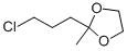 structure of CAS# 5978-08-5, 5-Chloro-2-Pentanone Ethylene Ketal;1,3-Dioxolane, 2-(3-Chloropropyl)-2-Methyl-;2,2-(Ethylenedioxy)-5-Chloropentane;Nsc135783