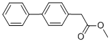 CAS 登录号：59793-29-2， [1,1'-联苯]-4-乙酸甲酯