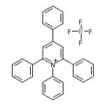 结构式 CAS# 59834-94-5, 1,2,4,6-四苯基吡啶鎓四氟硼酸盐