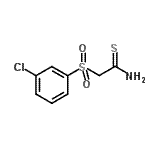 CAS#: 59865-86-0， 2-[(3-Chlorophenyl)Sulfonyl]Ethanethioamide