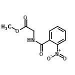 CAS 登录号：59894-01-8， 甲基N-(2-硝基苯甲酰)甘氨酸酯