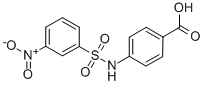 CAS 登录号：59923-19-2， 4-(3-硝基-苯磺酰基氨基)-苯甲酸