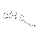 CAS#: 600122-33-6， 3-Chloro-N-(2-octanyl)-1-benzothiophene-2-carboxamide