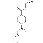CAS#: 600139-52-4， Ethyl 1-(ethoxyacetyl)-4-piperidinecarboxylate