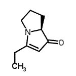 CAS#: 60026-50-8， (7aS)-3-Ethyl-5,6,7,7A-Tetrahydro-1H-Pyrrolizin-1-One