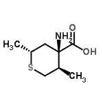 CAS#: 60046-38-0， (2R,4R,5R)-4-Amino-2,5-Dimethyl-Tetrahydrothiopyran-4-Carboxylic Acid