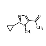CAS#: 600638-77-5， 1-(2-Cyclopropyl-1-methyl-1H-imidazol-5-yl)ethanone