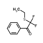 CAS#: 600689-94-9， 2-(Ethylsulfanyl)-2,2-difluoro-1-phenylethanone