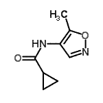 CAS#: 600699-38-5， N-(5-Methyl-1,2-oxazol-4-yl)cyclopropanecarboxamide