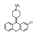 CAS#: 60085-78-1， 4-(2-Chloro-9H-Xanthen-9-Ylidene)-1-Methylpiperidine