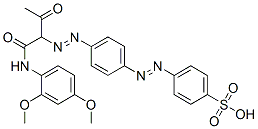 CAS#: 60143-55-7， 4-[[4-[[1-[[(2,4-Dimethoxyphenyl)Amino]Carbonyl]-2-Oxopropyl]Azo]Phenyl]Azo]Benzenesulphonic Acid