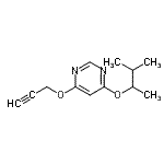 CAS#: 601482-73-9， 4-[(3-Methyl-2-butanyl)oxy]-6-(2-propyn-1-yloxy)pyrimidine