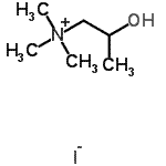 CAS#: 60154-19-0， 2-Hydroxy-N,N,N-Trimethyl-1-Propanaminium Iodide