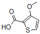 结构式 CAS# 60166-83-8, 3-甲氧基-2-噻吩羧酸