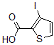 structure of CAS# 60166-84-9, 3-Iodo-2-Thiophenecarboxylic Acid;3-IODOTHIOPHENE-2-CARBOXYLIC ACID