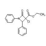 CAS#: 60180-65-6， Ethyl 3-Chloro-2-Oxo-1,4-Diphenyl-3-Azetidinecarboxylate