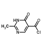 CAS#: 60186-49-4， 2-Methyl-4-Oxo-1,4-Dihydro-5-Pyrimidinecarbonyl Chloride