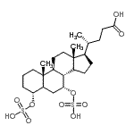 CAS#: 60262-91-1， (4alpha,7alpha)-4,7-Bis(Sulfooxy)Cholan-24-Oic Acid