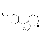CAS#: 603066-94-0， 3-(1-Methyl-4-piperidinyl)-6,7,8,8a-tetrahydro-5H-[1,2]oxazolo[5,4-b]azepine