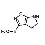 CAS#: 603067-11-4， 3-(Methylsulfanyl)-5,6-dihydro-4H-pyrrolo[3,2-d][1,2]oxazole