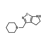 CAS#: 603067-45-4， 3-(1-Piperidinylmethyl)-5,6-dihydro-4H-pyrrolo[3,2-d][1,2]oxazole