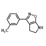 CAS#: 603067-47-6， 3-(3-Methylphenyl)-5,6-dihydro-4H-pyrrolo[3,2-d][1,2]oxazole