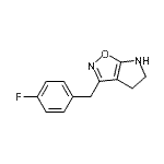 CAS 登录号：603067-65-8， 3-(4-氟苄基)-5,6-二氢-4H-吡咯并[3,2-d][1,2]恶唑