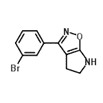 CAS#: 603067-83-0， 3-(3-Bromophenyl)-5,6-dihydro-4H-pyrrolo[3,2-d][1,2]oxazole