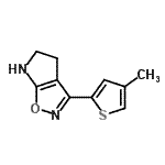 CAS#: 603068-10-6， 3-(4-Methyl-2-thienyl)-5,6-dihydro-4H-pyrrolo[3,2-d][1,2]oxazole