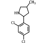 CAS#: 603068-14-0， 2-(2,4-Dichlorophenyl)-4-methylpyrrolidine