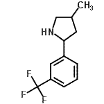 CAS#: 603068-25-3， 4-Methyl-2-[3-(trifluoromethyl)phenyl]pyrrolidine