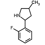CAS 登录号：603068-40-2， 2-(2-氟苯基)-4-甲基吡咯烷