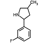 CAS#: 603068-44-6， 2-(3-Fluorophenyl)-4-methylpyrrolidine